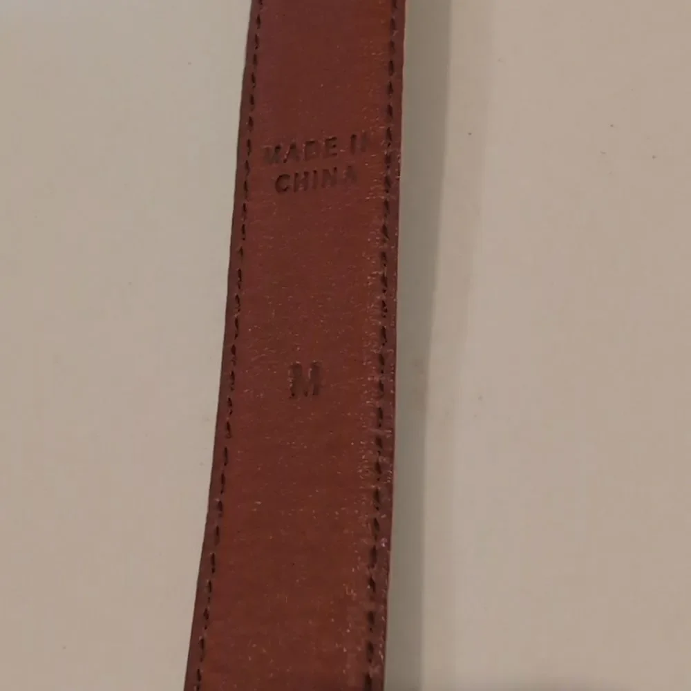 Elegant Lauren Ralph Lauren Black Perforated Italian Leather Women's Belt Size M